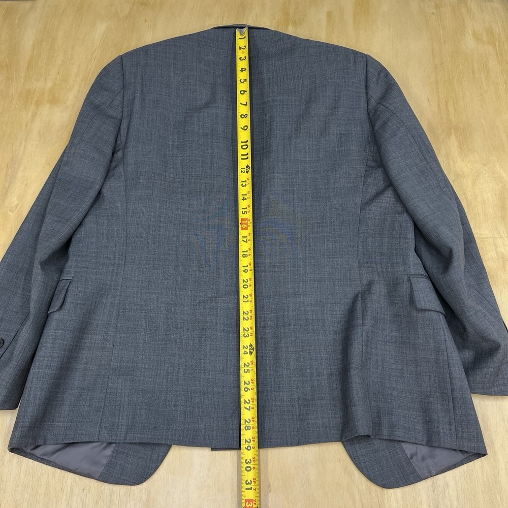 Lauren Ralph Lauren Blazer Jacket Sport Coat Men 40R Wool Blend Stretch Charcoal - Picture 5 of 11